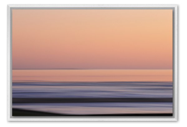 Sylt Sonnenuntergang 120cm x 80cm SFR weiss